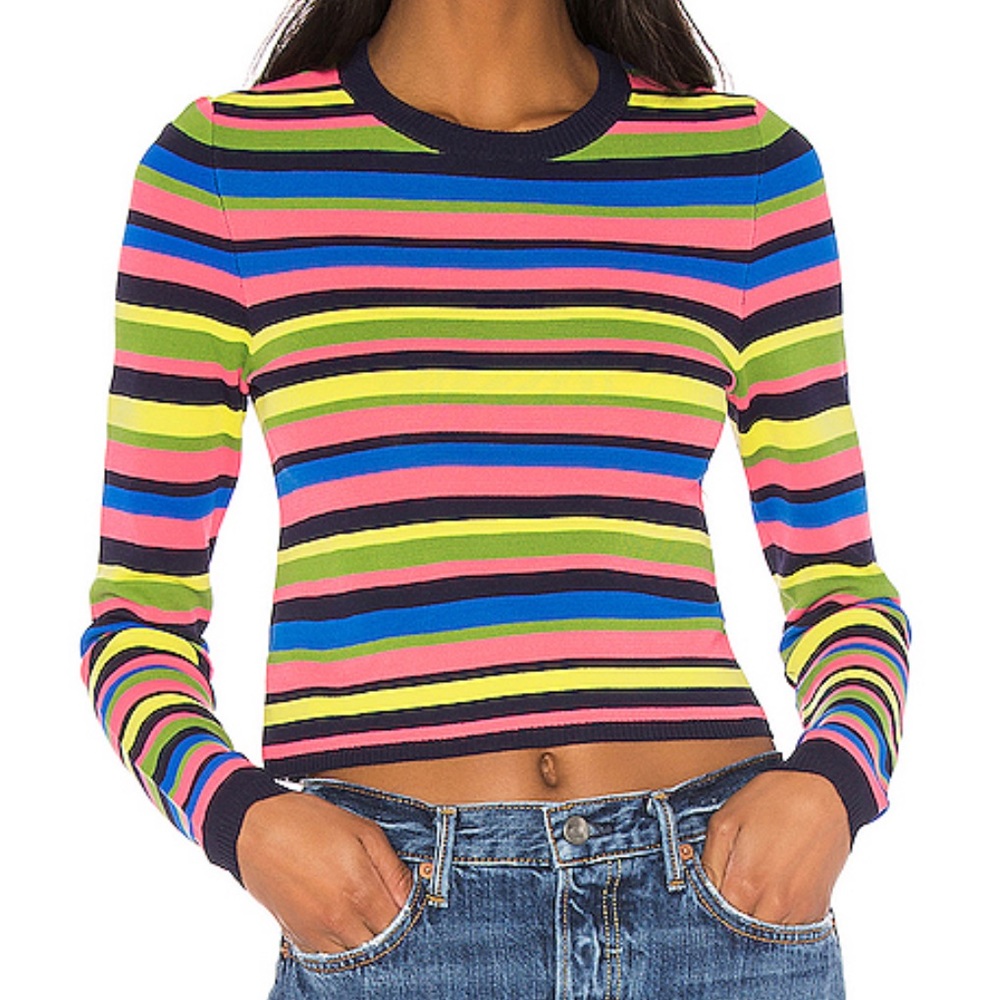 GRLFRND Multi-Stripe Nash Tee